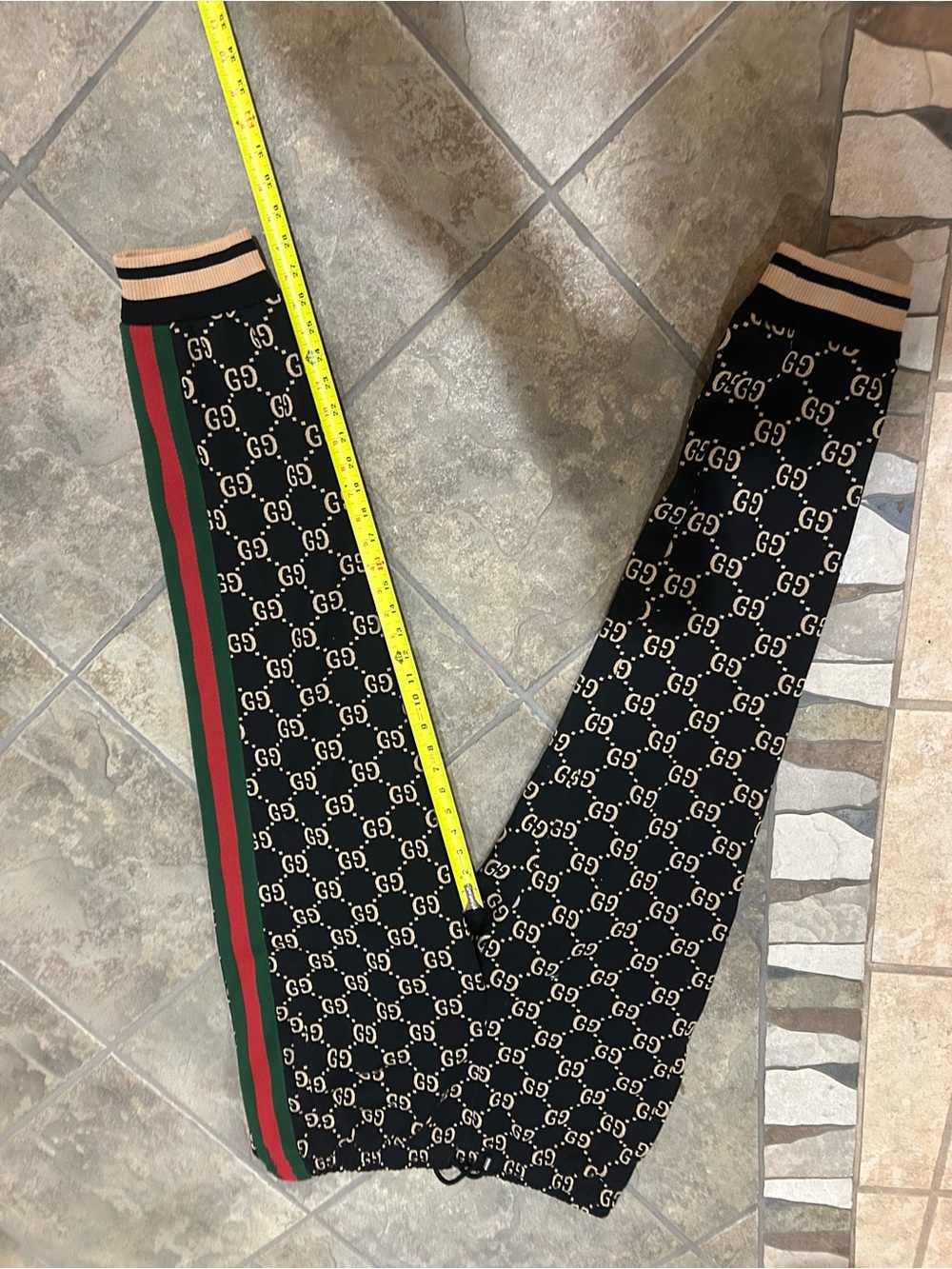 Men's Gucci GG jersey cotton jog pants, size XXL made in Italy - Picture 3 of 14